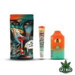 Luigi 2g (Live Resin + Liquid Diamond) Disposable Vape + Preroll - Honeydew Melon