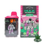 Space Club 3g Hulk Bar (Badder + Rosin + Diamonds) Disposable Vape - Strawberry Pop