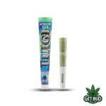 Luigi 2g (Live Resin + Liquid Diamond) Disposable Vape + Preroll - Blue Razz Lime - Image 3