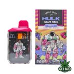 Space Club 3g Hulk Bar (Badder + Rosin + Diamonds) Disposable Vape - Grape Pizza