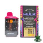 Space Club 3g Hulk Bar (Badder + Rosin + Diamonds) Disposable Vape - Grape Pizza - Image 2