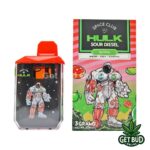 Space Club 3g Hulk Bar (Badder + Rosin + Diamonds) Disposable Vape - Sour Diesel
