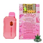Space Club 2g Galaxy Bar (Badder + Rosin + Diamonds) Disposable Vape - Pink Starburst - Image 2