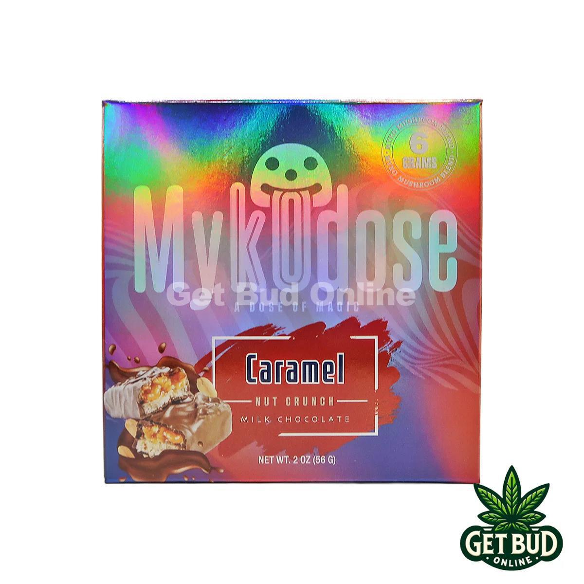 Mykodose 6g Magic Mushroom Chocolate - Caramel Nut Crunch