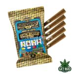 Sluggers Hit 3.5g Infused Pre-Rolled Mini Blunts - Lemon Cherry Gelato