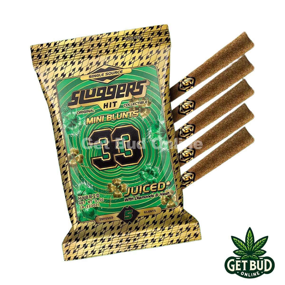 Sluggers Hit 3.5g Infused Pre-Rolled Mini Blunts - 33