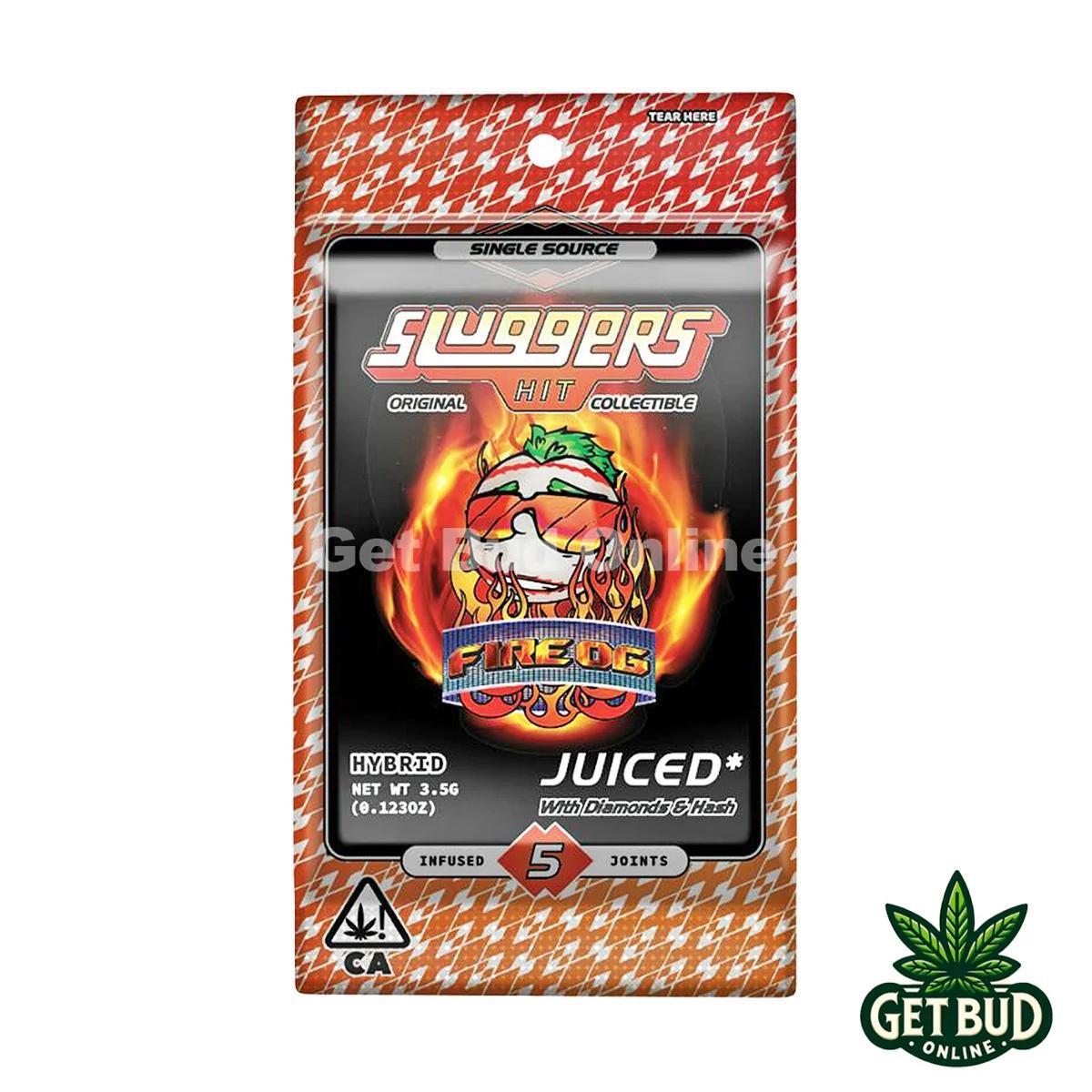Sluggers Hit 3.5g Infused Pre-Rolled Joints - Fire OG