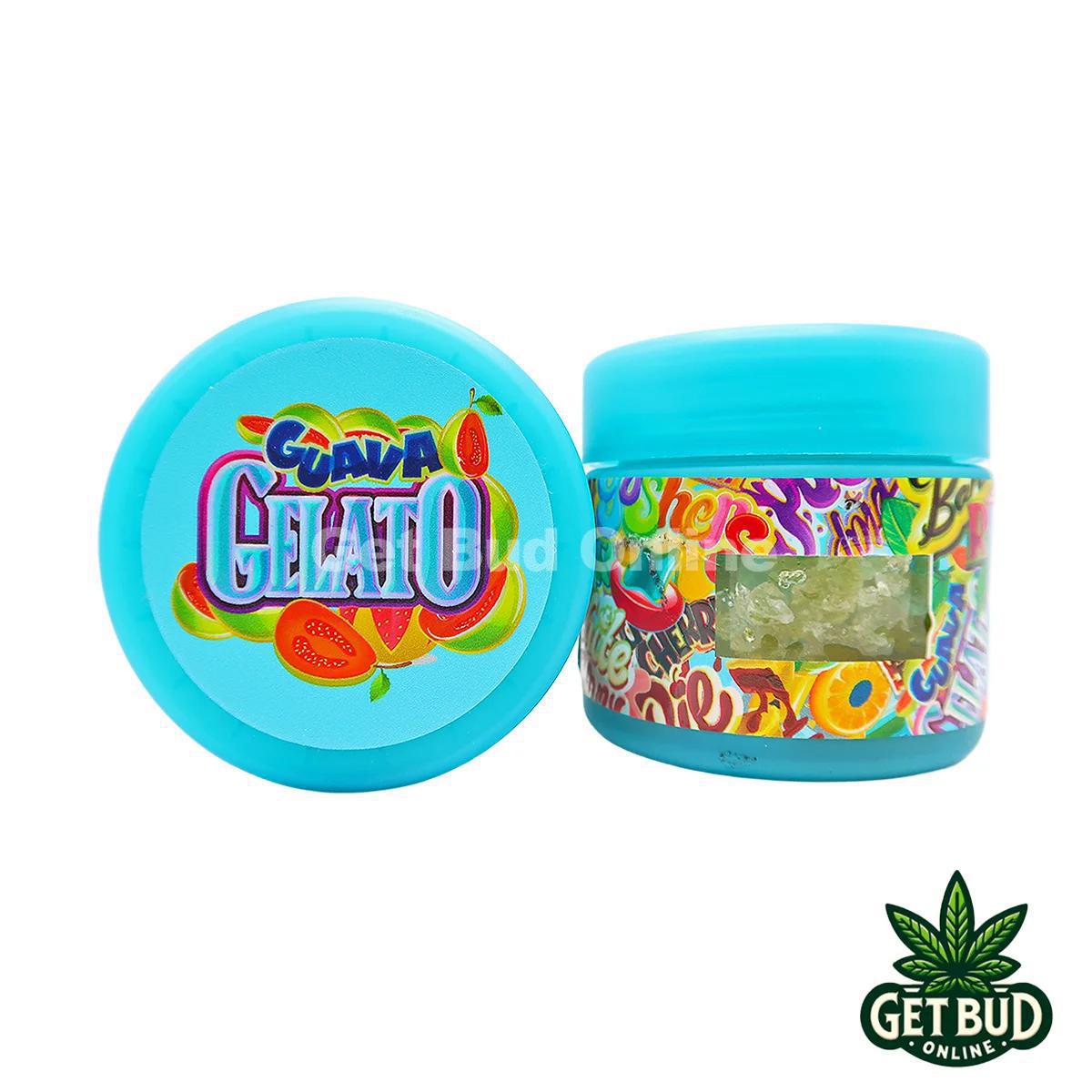 80f21ce3-366a-48ac-b511-95d8f988dc55.jpeg Sugar Rush Live Resin Diamonds - Guava Gelato 1oz - Image 1