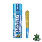 Jeeter 1g Rosin Enhanced Diamonds Pre-Rolled Joint - Blue ZKZ
