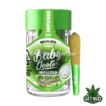 Baby Jeeter 2.5g Diamond & Kief Infused Pre-Rolls - Mojilato