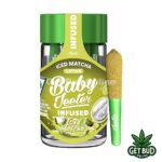 Baby Jeeter 2.5g Diamond & Kief Infused Pre-Rolls - Iced Matcha