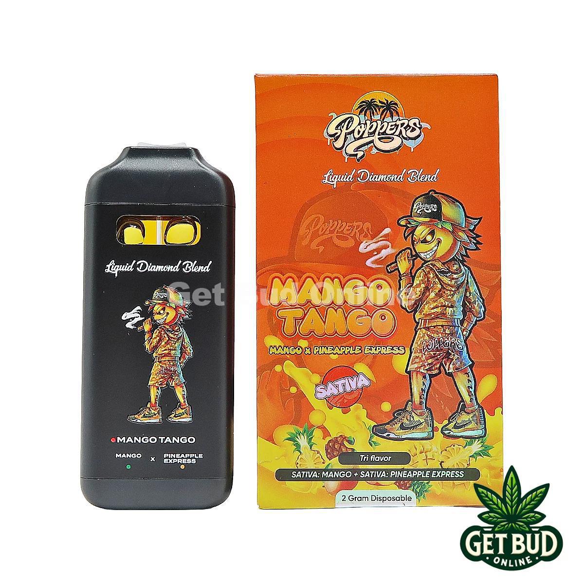 Poppers 2g Liquid Diamond Disposable Vape - Mango Tango