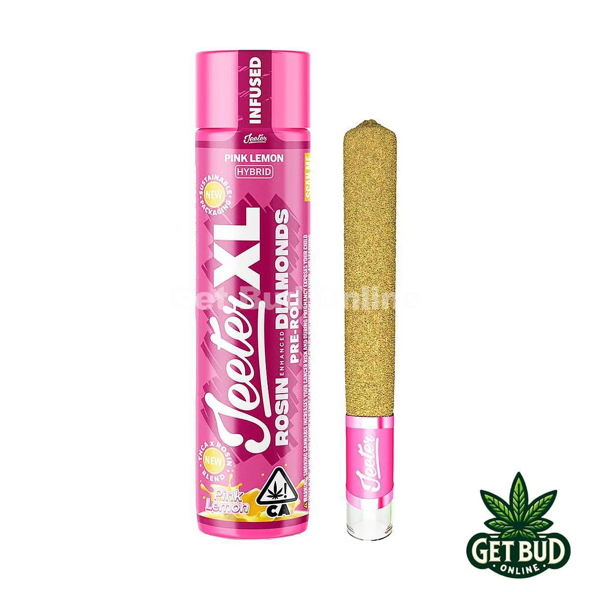 Jeeter XL 2g Rosin Enhanced Diamonds Pre-Rolled Joint - Pink Lemon