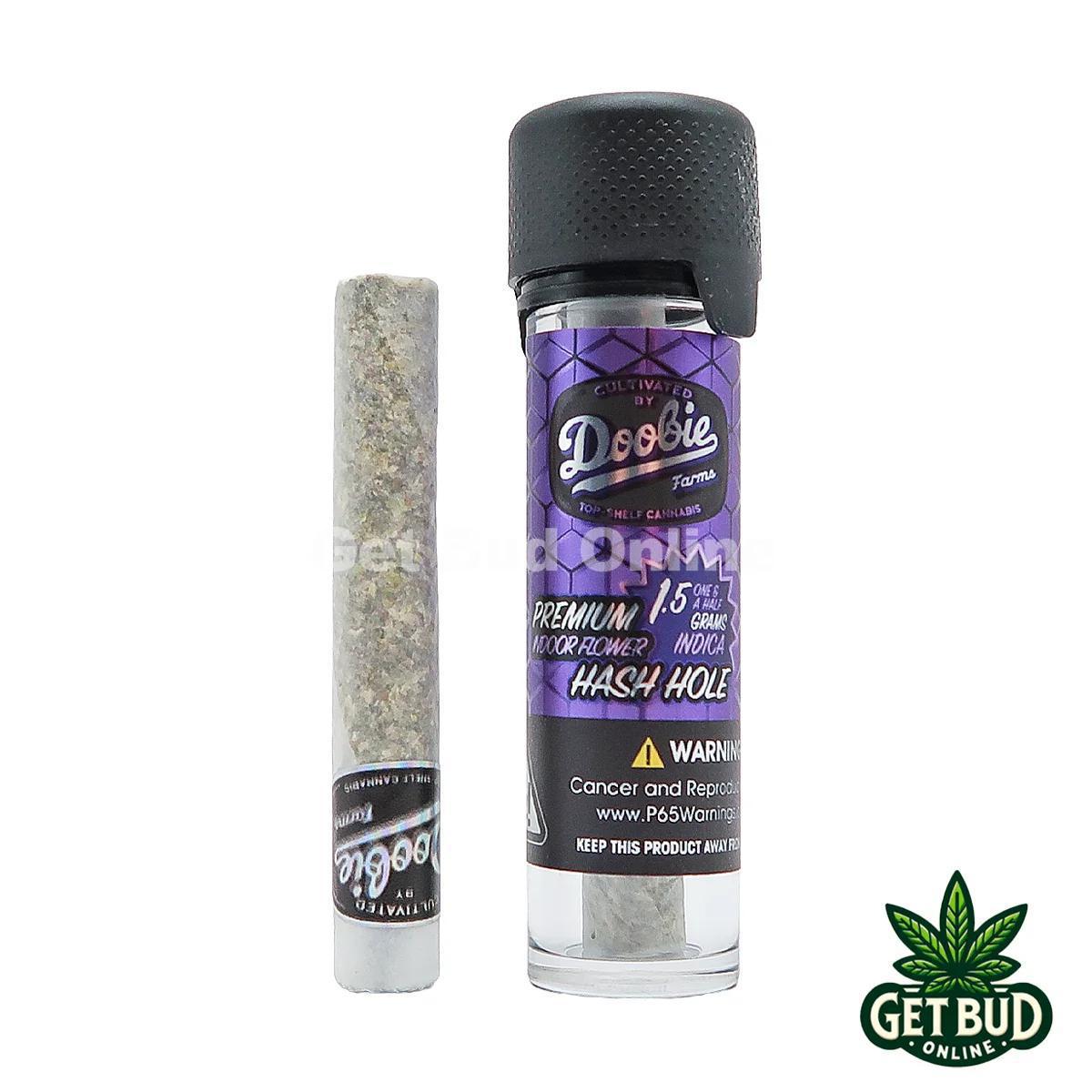 Doobie Farms Hash Hole 1.5g Infused Pre-Rolled Joint- Raspberry Drizzle