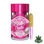 Baby Jeeter 2.5g Diamond & Kief Infused Pre-Rolls - Berry White