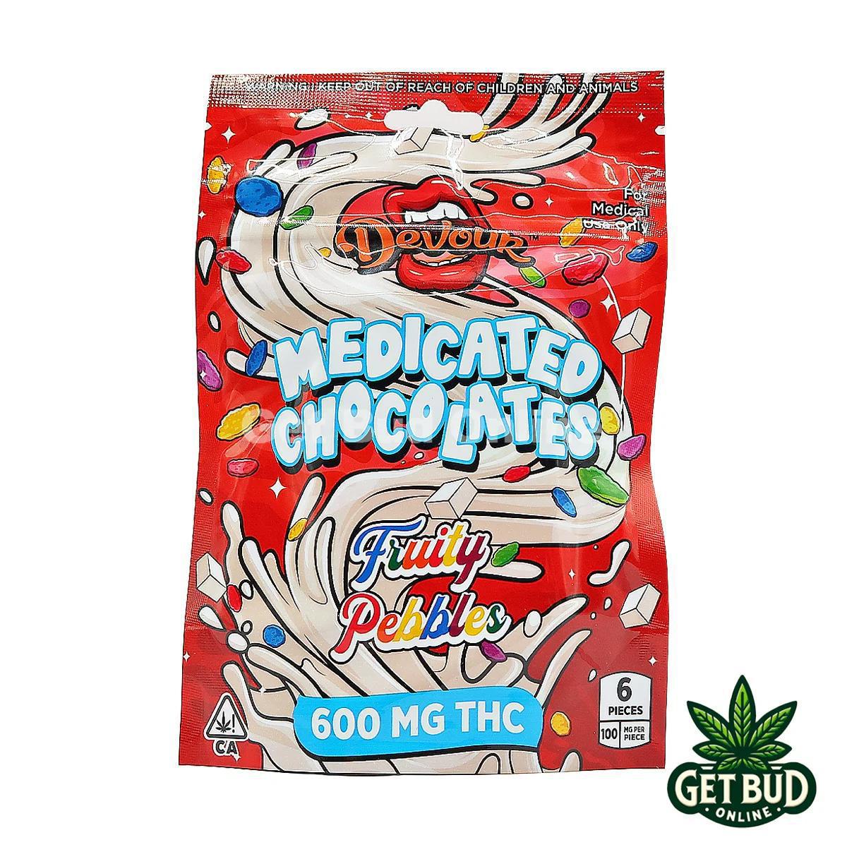 Devour 600mg THC Medicated Chocolates - Fruity Cereal