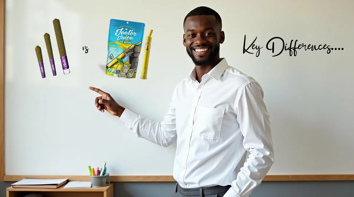 Jeeter Juice Carts vs. Jeeter Pre-Rolls Key Differences