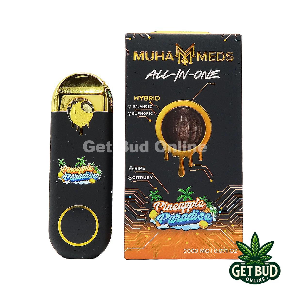 Muha Meds 2g All-In-One Disposable Vape - Pineapple Paradise