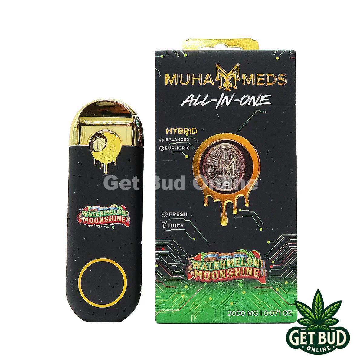 Muha Meds 2g All-In-One Disposable Vape - Watermelon Moonshine