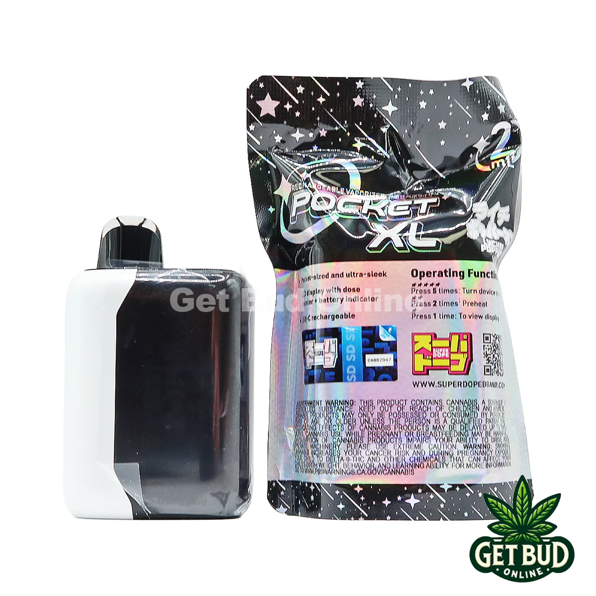 Super Dope 2g Disposable Vape - Lychee Popperz