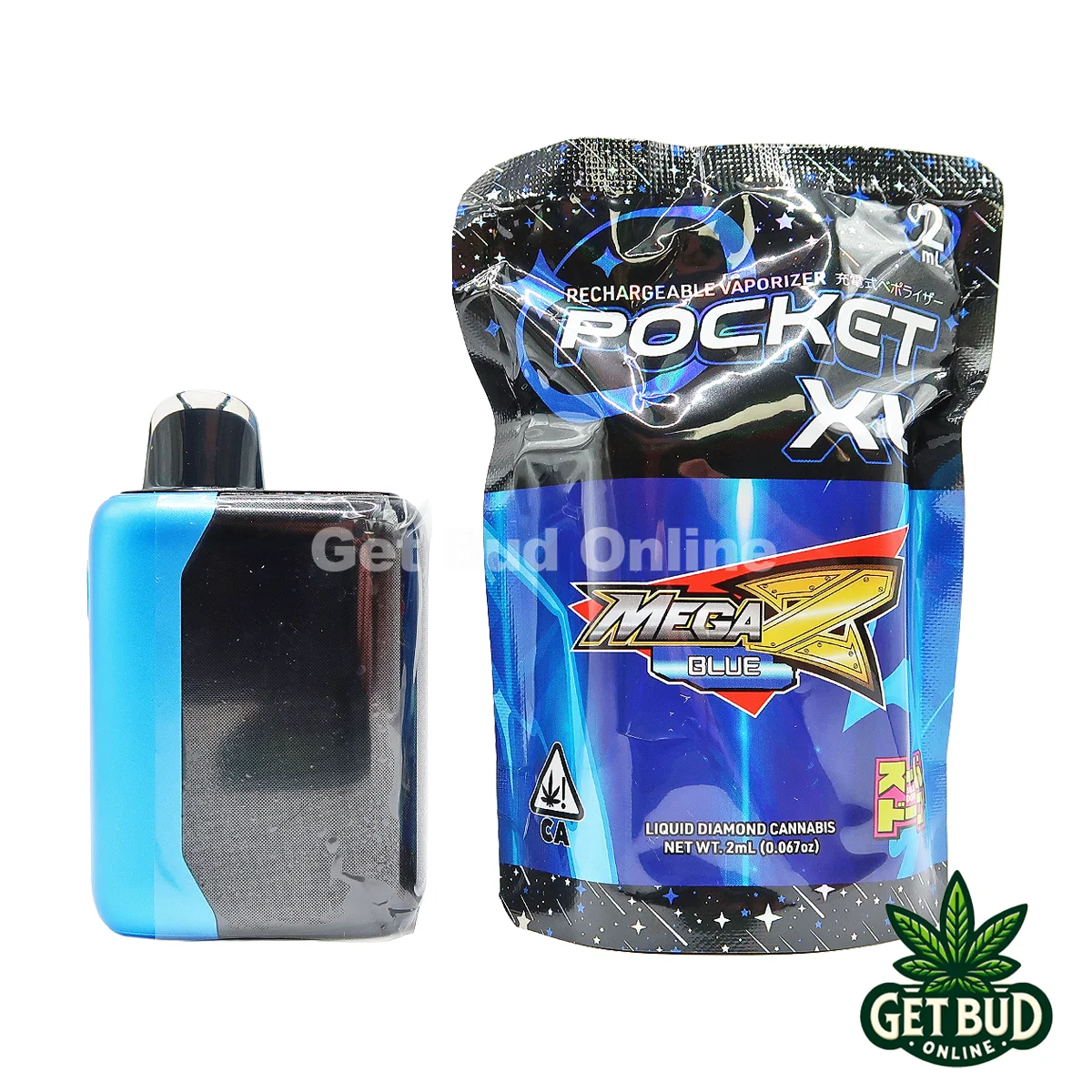 Super Dope 2g Disposable Vape - Mega Z Blue
