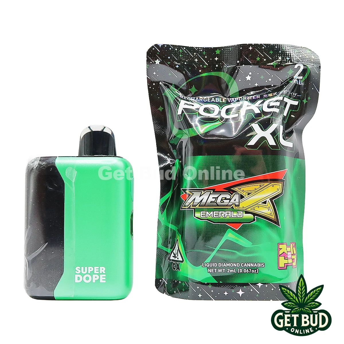 Super Dope 2g Disposable Vape - Mega Z Emerald