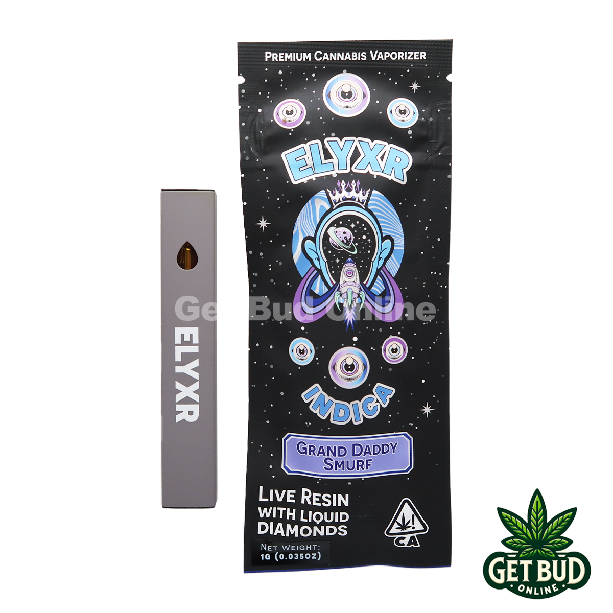 Elyxr 2g Live Resin + Liquid Diamonds Vape - Grand Daddy SMF