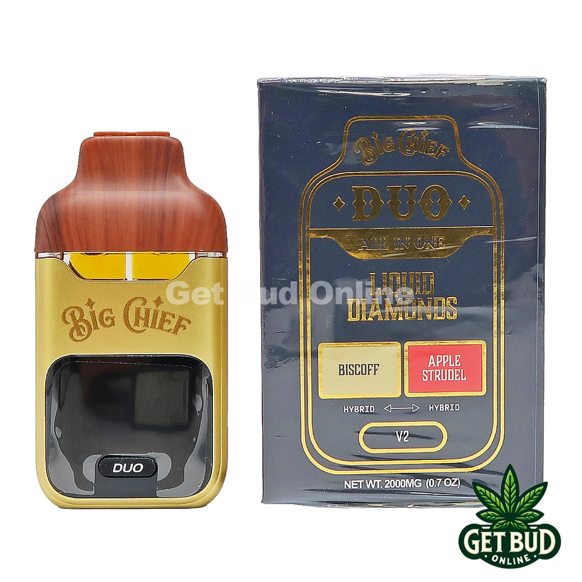 Big Chief- Biscoff Apple Strudel Big Chief Duo 2g All-In-One Disposable Vape - Biscoff + Apple Strudel