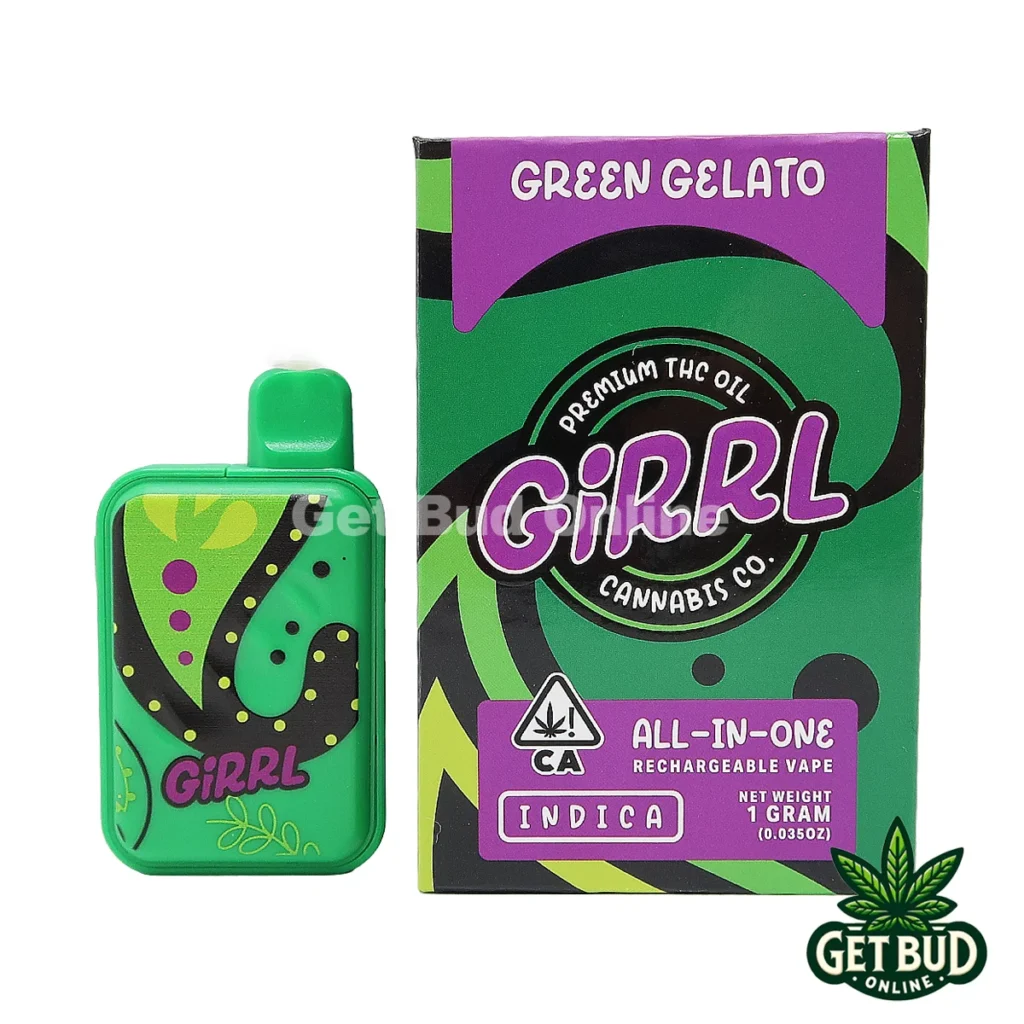 Girrl 1g All-In-One Disposable Vape - Green Gelato