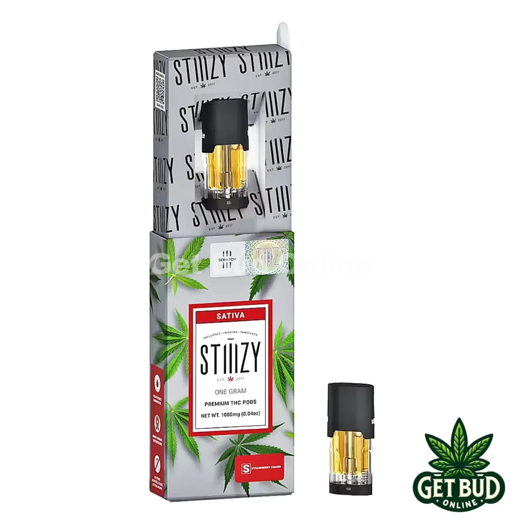 Stiiizy 1g Vape Cartridge - Strawberry Cough