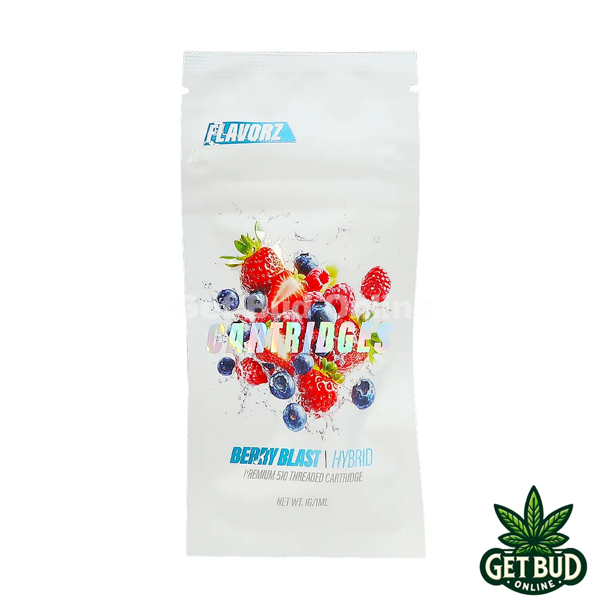 Flavorz Cartridge- Berry Blast Hybrid 1 Flavorz 1g Vape Cartridge - Berry Blast