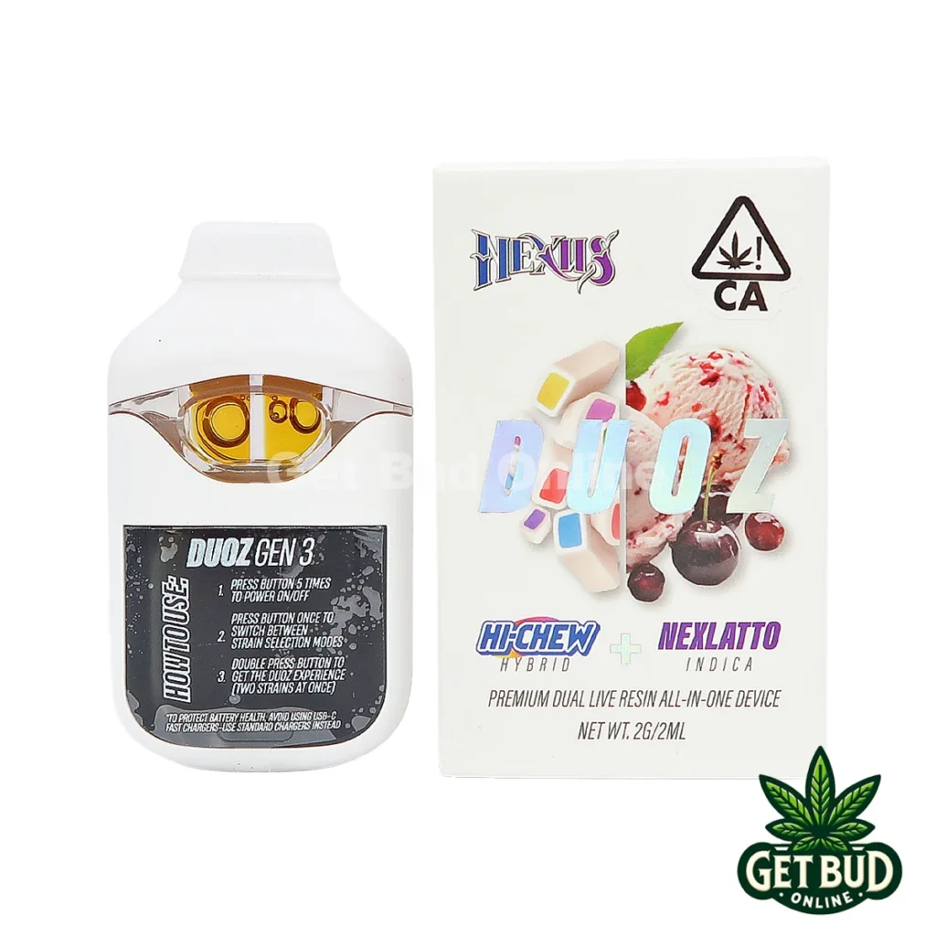 Flavorz Duoz 2g Disposable Vape - High Chew + Nexlatto