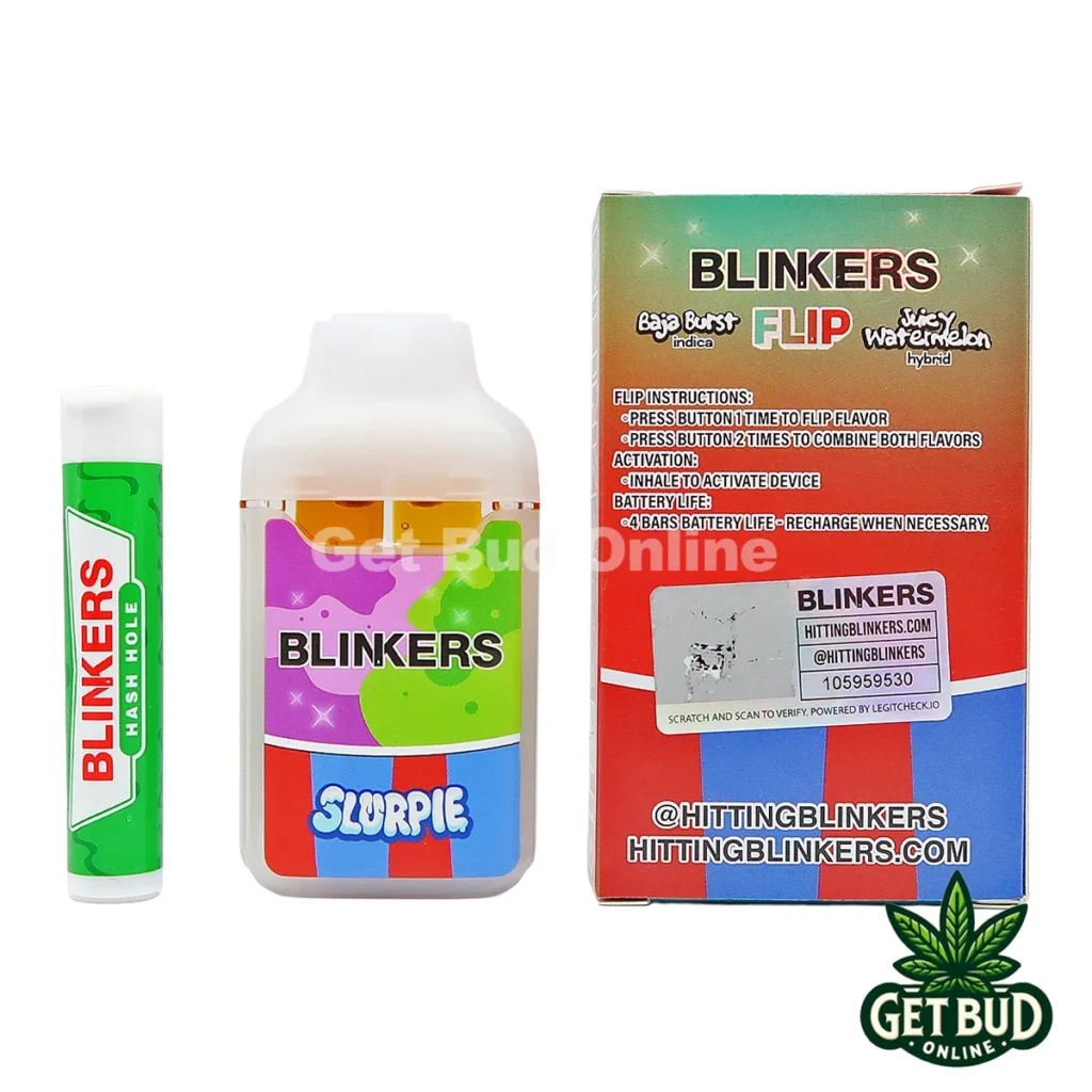 Blinkers Flip 2g Disposable Vape - Baja Burst + Juicy Watermelon