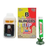 Blinkers Flip 2g Disposable Vape - Pina Colada + Cherry Sorbet