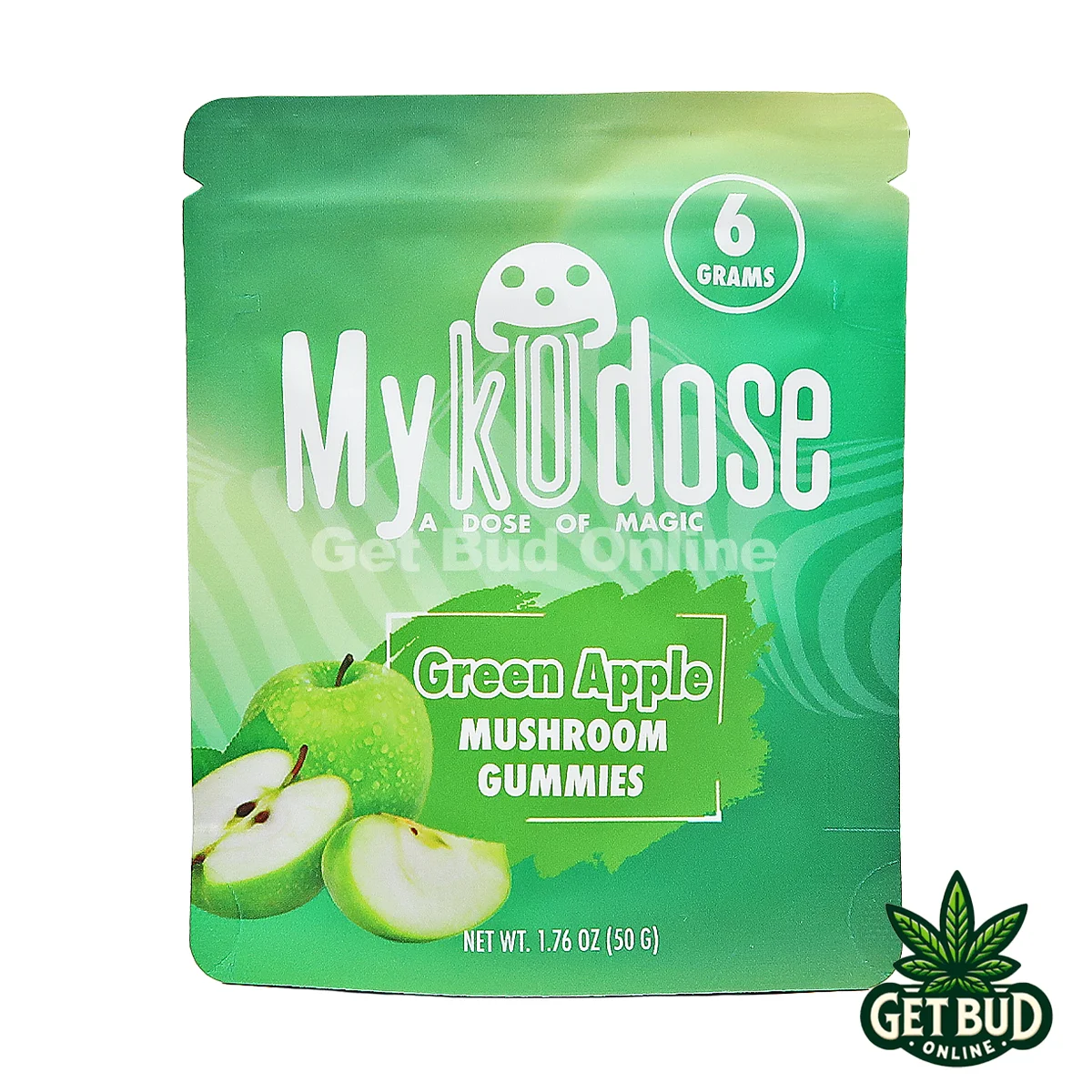 Mykodose- Green Apple 1 Mykodose 6g Magic Mushroom Chocolate - Green Apple