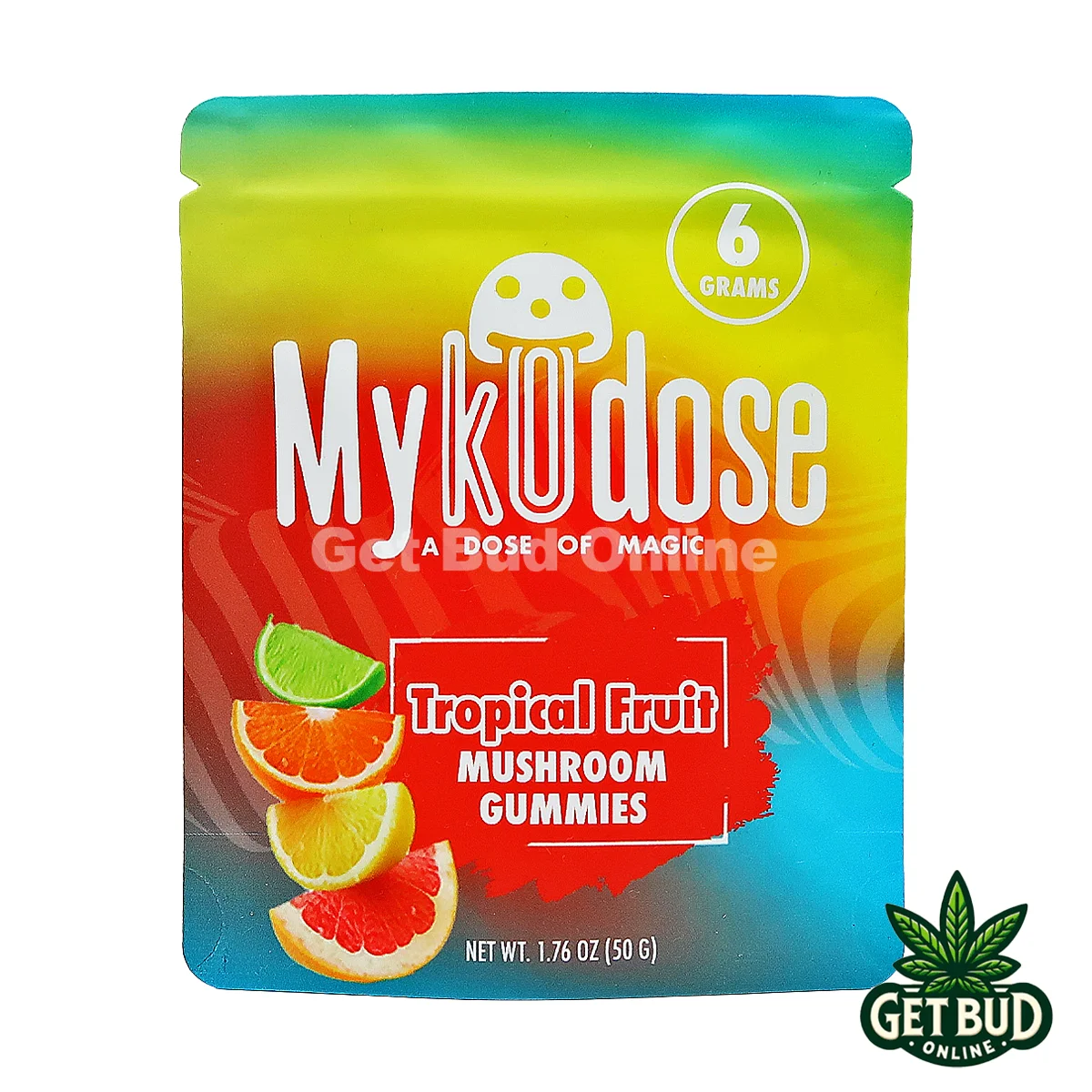 Mykodose- Tropical Fruit 1 Mykodose 6g Magic Mushroom Chocolate - Tropical Fruit