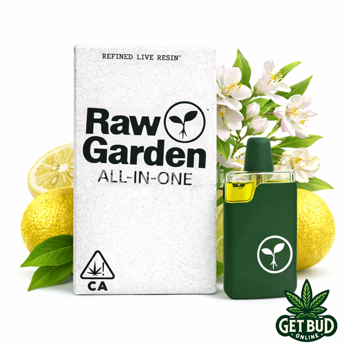 Raw Garden AIO- Yuzu Blossom Raw Garden 1g Live Resin Disposable Vape - Yuzu Blossom