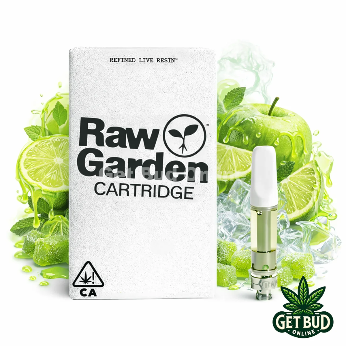 Raw Garden- Slymer Raw Garden 1g Refined Resin Vape Cartridge - Slymer