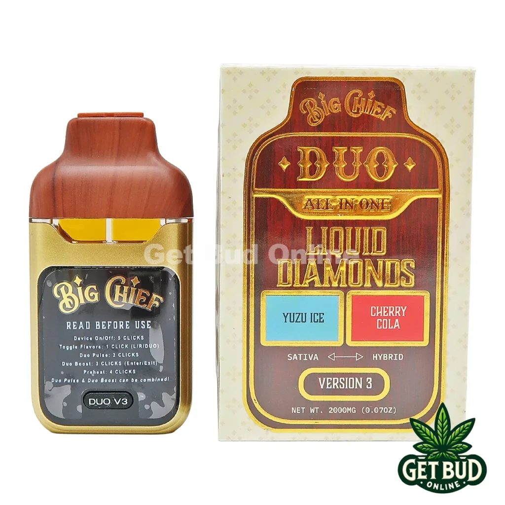 Big Chief Duo 2g All-In-One Disposable Vape - Yuzu Ice + Cherry Cola