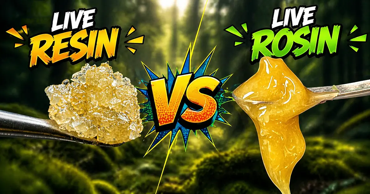 Live Resin vs Rosin (2026 Guide) Which Gets You Higher, Tastes Better, and Is Worth It