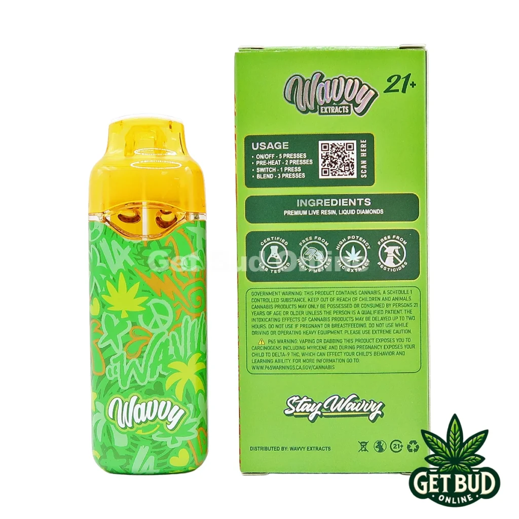 Wavvy Flip 2g Live Resin + Liquid Diamond Disposable Vape - GuSherz + Tangie Blast